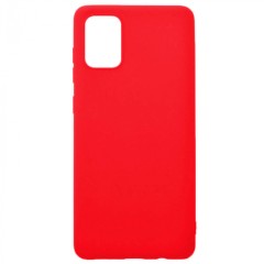 Husa Samsung Galaxy A71 - Silicon Slim, Rosu Husa Samsung Galaxy A71 - Silicon Slim, Rosu